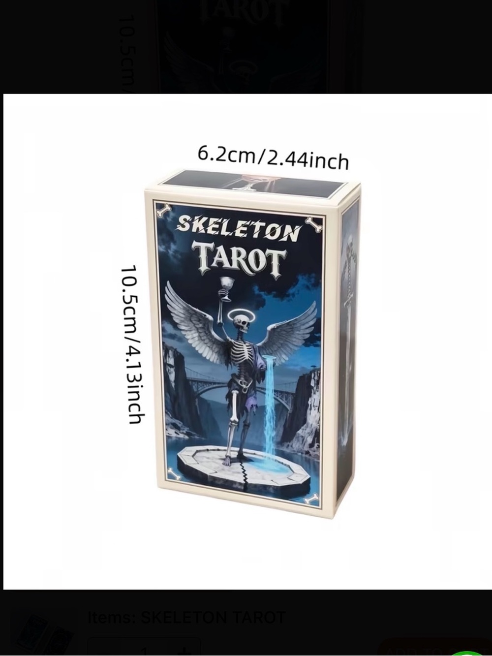 ⭐️ Skeleton Tarot Card Deck NEW - Picture 2 of 4